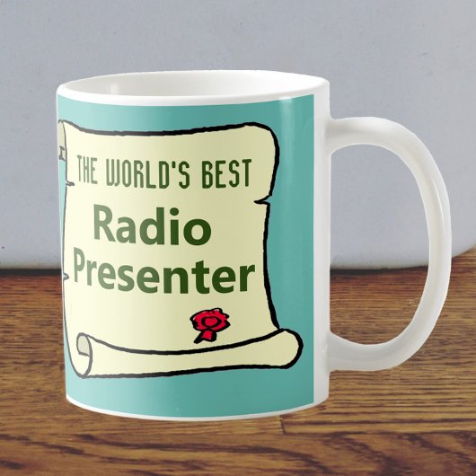 Der beste Radiomoderator der Welt. Kaffeetasse