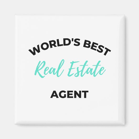 Der beste Real Anwesen Agent der Welt 2 Magnet (Vorne)