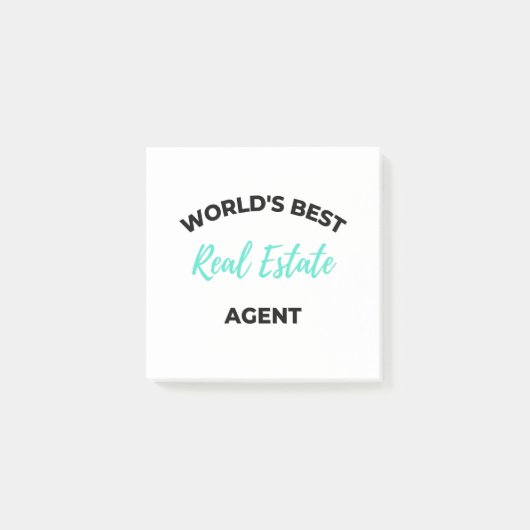 Der beste Real Anwesen Agent der Welt 2 Post-it Klebezettel (Vorderseite)