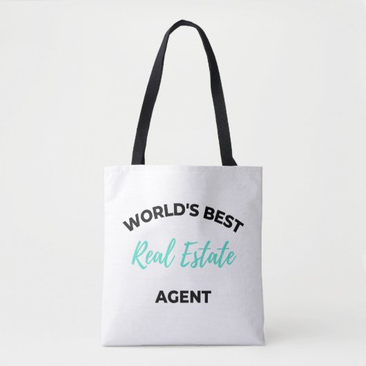 Der beste Real Anwesen Agent der Welt 2 Tasche (Vorderseite)