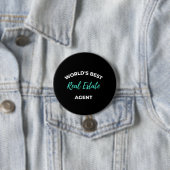 Der beste Real Anwesen Agent der Welt Button (Beispiel)