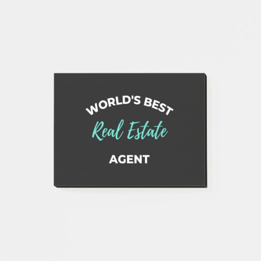 Der beste Real Anwesen Agent der Welt Post-it Klebezettel (Vorderseite)