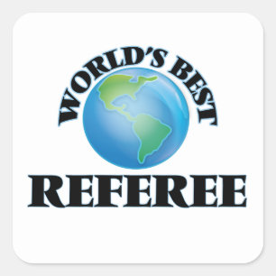 Der beste Referent der Welt Quadratischer Aufkleber