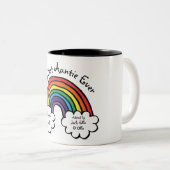 Der beste Regenbogen aller Zeiten Zweifarbige Tasse (VorderseiteRechts)