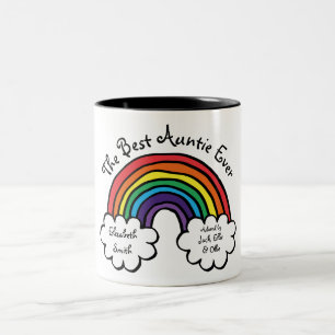Der beste Regenbogen aller Zeiten Zweifarbige Tasse