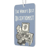 Der beste Rezeptionist der Welt Autolufterfrischer (Links)