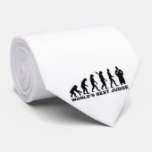Der beste Richter der Evolutionswelt Krawatte (Gerollt)