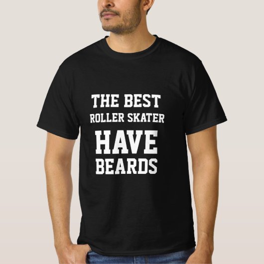 Der beste Roller-Skater hat BärenT - Shirt (Vorderseite)