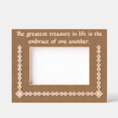 Der Beste Schatz im Leben gravierte Rahmen (Vorderseite)