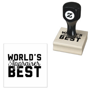 Der beste Schätzer der Welt Gummistempel
