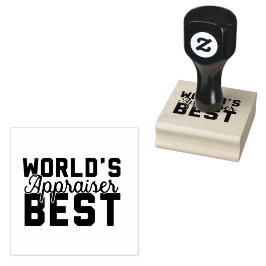 Der beste Schätzer der Welt Gummistempel (Stempel)