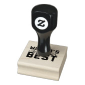 Der beste Schätzer der Welt Gummistempel (Stempel)