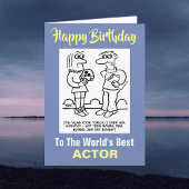 Der beste Schauspieler der Welt - Happy Birthday Karte