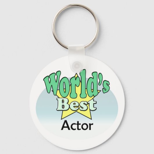 Der beste Schauspieler der Welt Schlüsselanhänger (Vorderseite)