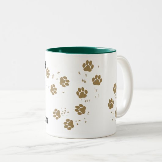 Der beste Schmutz Zweifarbige Tasse (VorderseiteRechts)