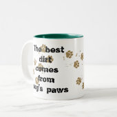 Der beste Schmutz Zweifarbige Tasse (Vorderseite Links)