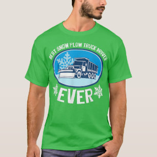 Der beste Schneepflug-Fahrer je lustig T-Shirt