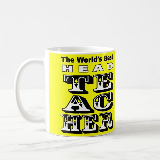 Der beste Schulleiter der Welt Kaffeetasse (Links)