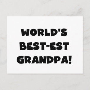 Der beste Schwarz- oder Weißtext der Welt Postkarte