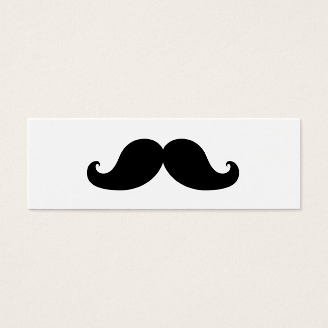 DER BESTE SCHWARZE SCHNURRBART (Vorderseite)
