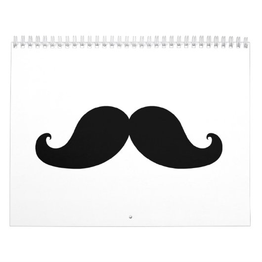 DER BESTE SCHWARZE SCHNURRBART KALENDER (Titelbild)