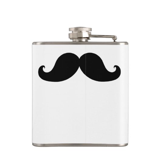 DER BESTE SCHWARZE SCHNURRBART PERSONALISIERT FLACHMANN (Rückseite)