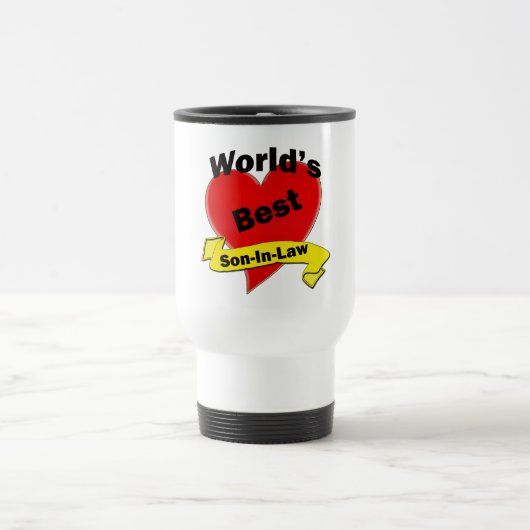 Der beste Schwiegersohn der Welt Reisebecher (Mittel)