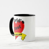 Der beste Schwiegersohn der Welt Tasse (Vorderseite Links)