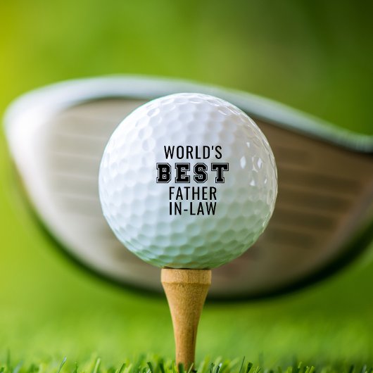 Der beste Schwiegervater der Welt Golfball