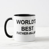 Der beste Schwiegervater der Welt Tasse (Links)