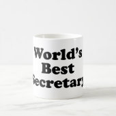 Der beste Sekretär der Welt Kaffeetasse (Mittel)
