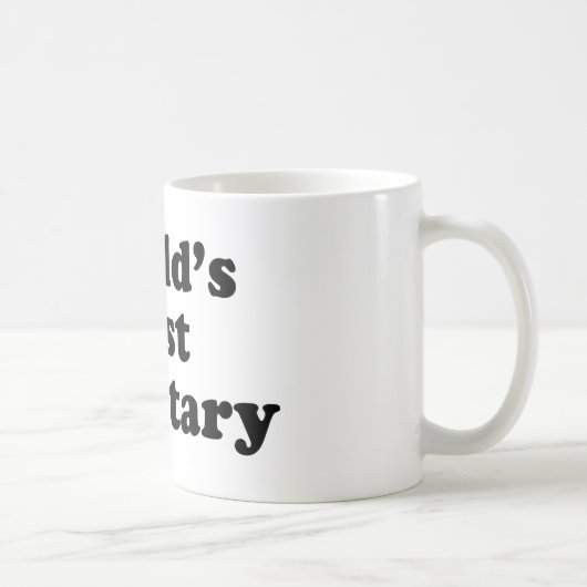 Der beste Sekretär der Welt Kaffeetasse (Rechts)
