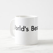 Der beste Sekretär der Welt Kaffeetasse (Vorderseite Links)