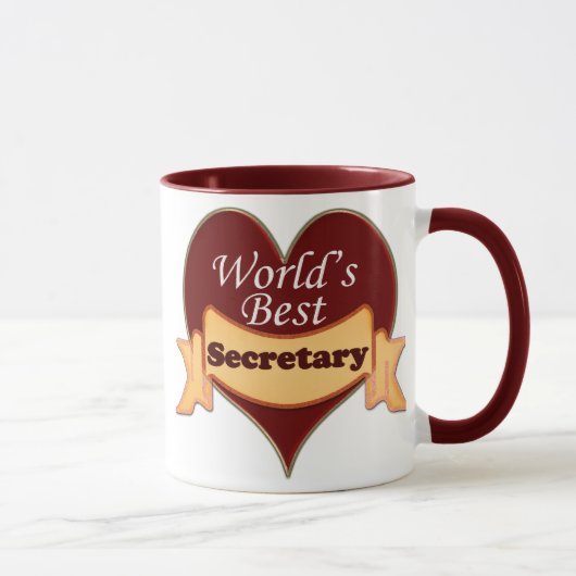 Der beste Sekretär der Welt Tasse (Rechts)