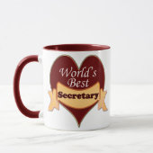Der beste Sekretär der Welt Tasse (Links)