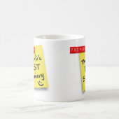 Der beste Sekretär Post der Welt Kaffeetasse (Mittel)