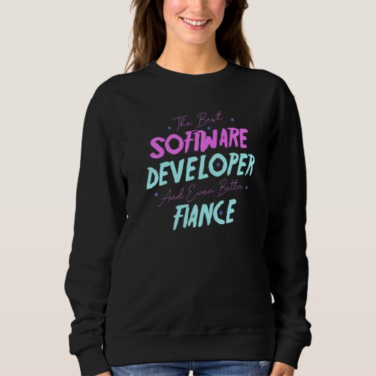 Der beste Software-Entwickler und noch bessere Ver Sweatshirt (Vorderseite)