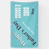 Der beste Sohn der Welt Banner (Vertikal)