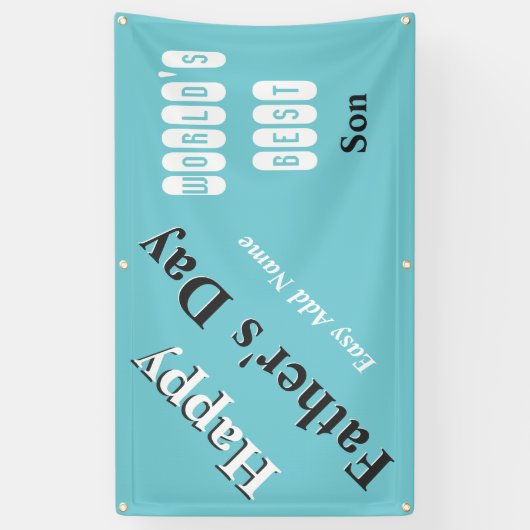 Der beste Sohn der Welt Banner (Vertikal)