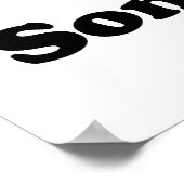 Der beste Sohn der Welt im Jura Poster (Ecke)