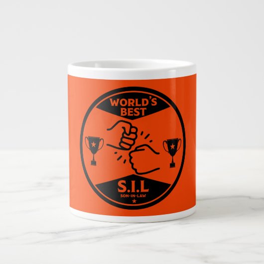 Der beste Sohn der Welt Jumbo-Tasse (Vorderseite)