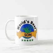 Der beste Sohn der Welt Kaffeetasse (Links)