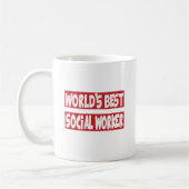 Der beste Sozialarbeiter der Welt Kaffeetasse (Links)