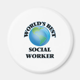 Der beste Sozialarbeiter der Welt Magnet