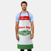 Der beste Spaghetti-Koch der Welt - Rot-Grün  Schürze (Getragen)