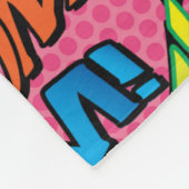 Der beste Spaß für Großmutter pink Fleecedecke (Ecke)