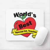 Der beste spezielle Ed der Welt. Lehrer Mousepad (Mit Mouse)