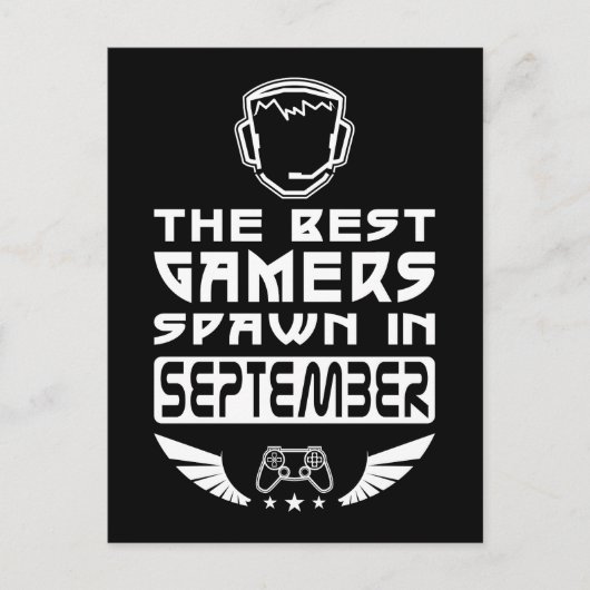 Der beste Spielplatz im September Postkarte (Vorderseite)