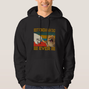 Der beste Spitz Vater je Retro Vatertag Hoodie