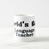 Der beste Sprachlehrer der Welt Kaffeetasse (Mittel)